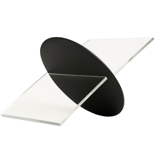 Niletanka Acrylic Cross Display Stand with Bookshelf Design