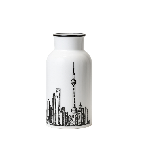 Obzeran Skyline Medium Art Vase