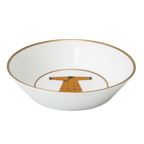 Lenarabi Kyoto Motif Small Soup Bowl