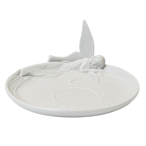Mekotanzon White Angel Dessert Saucer