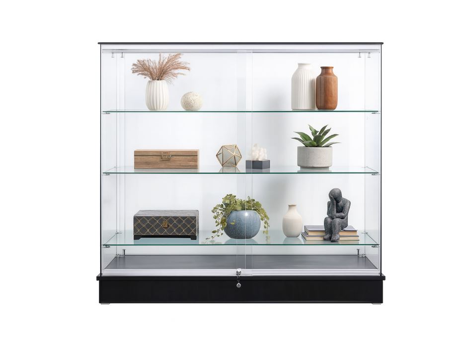 Missilabi Frameless Glass Display Unit, black