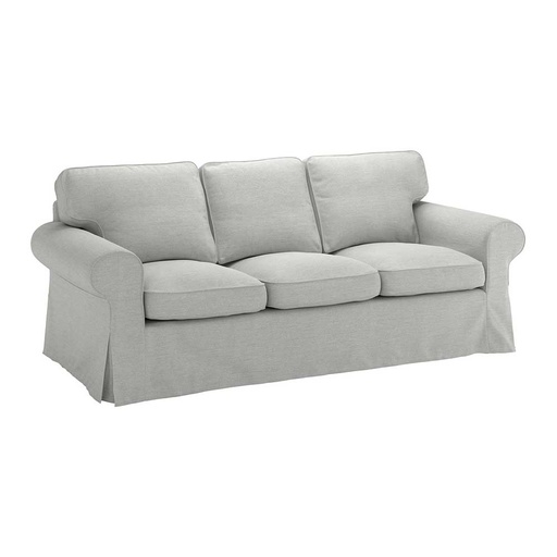 EKTORP Cover Three-Seat Sofa, Orrsta Light Grey (Cover Only)