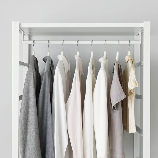 IKEA Elvarli Clothes Rail, White, Wide Space? Solved!