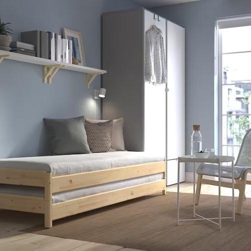 IKEA Utaker Stackable Bed, Pine (no mattress), Cozy? Solved!