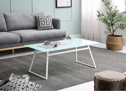 Acra White Coffee Table