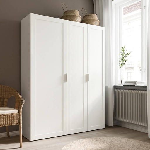 SANNIDAL Door, White, 40X180 cm