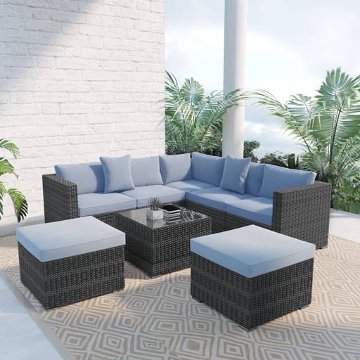 Aberdeen Outdoor Sofa, Out Door Furniture, Mix Grey, Elegant? Solved!