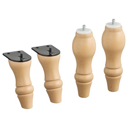 STOCKSUND Legs F Armch - Chaise - Longue-Sofas, Light Brown - 4Pk, Durable? Solved!