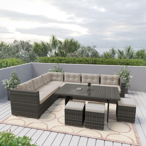 BACK Outdoor Couch Nature Color, Elegant? Solved!