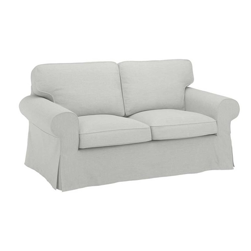 IKEA EKTORP Cover Two-Seat Sofa, Orrsta Light Grey (Cover Only), Classy Look? Solved!