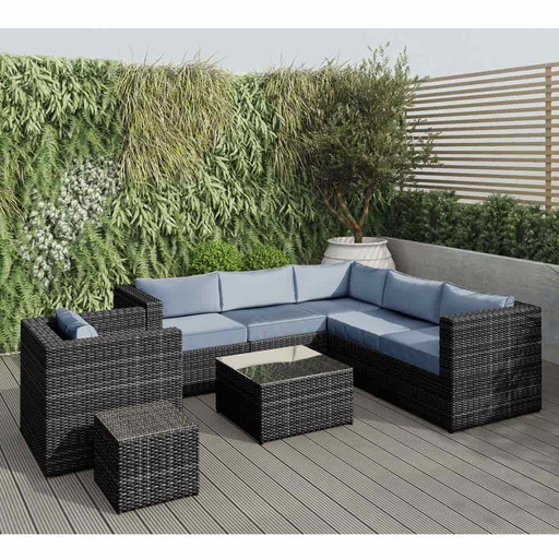 HOUSTON Outdoor Sofa Set,Mix Grey, Quick Setup? Solved!