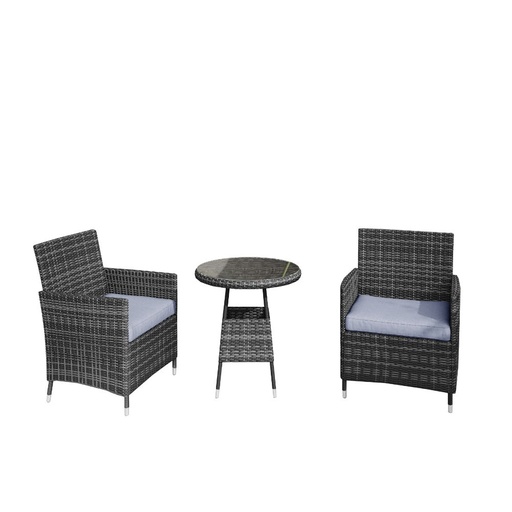 DALLAS Outdoor Sofa Set, Mix Grey, Sophisticated? Solved!