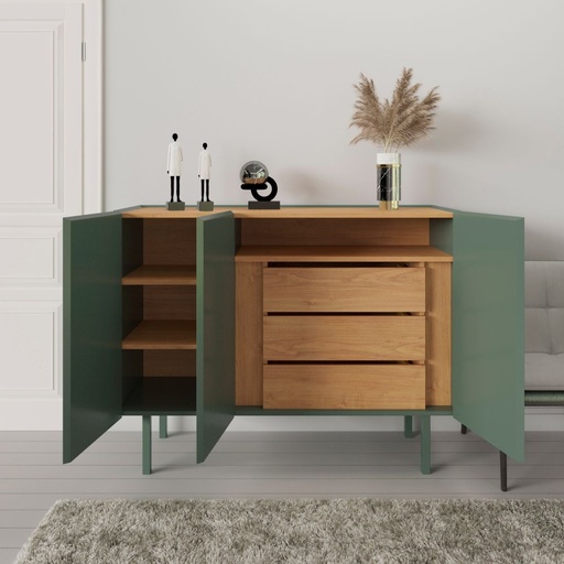 ILLINOIS Sideboard with 3 Doors+ 3Drawers, Stunning? Solved!