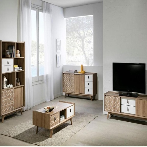 Baghdad Sideboard,buffet, White/oak, Modern? Solved!