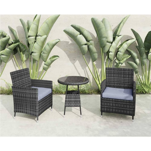 DALLAS Outdoor Sofa Set, Mix Grey, Smooth? Solved by Idiya!