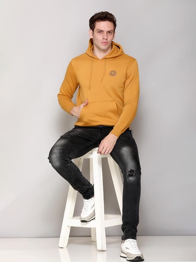 Gents Basic Sweatshirt With Hood - RSS107