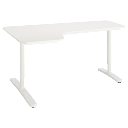 BEKANT corner desk right white 160x110 cm