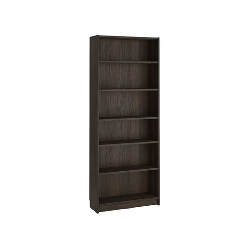 BILLY bookcase dark brown oak effect 80x28x202 cm