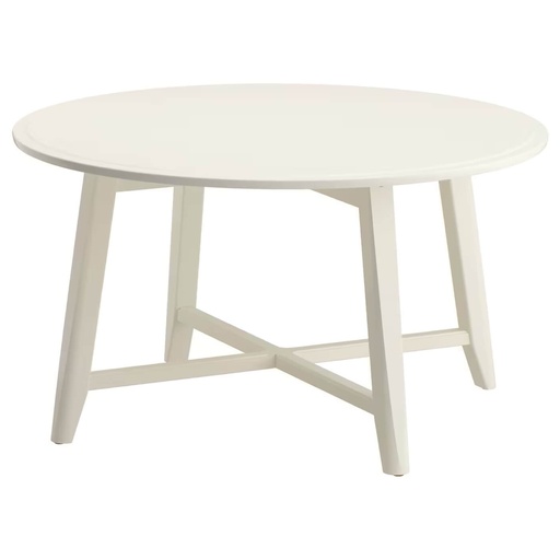 KRAGSTA coffee table white 90 cm