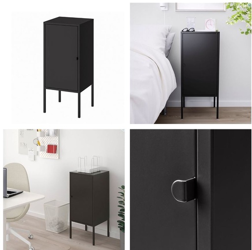 IKEA LIXHULT cabinet metal/anthracite 35x60 cm