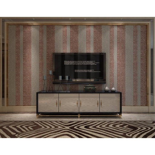 Light Grey and Brown Mosaic Design Wallpaper, Elegant? Solved by Idiya!