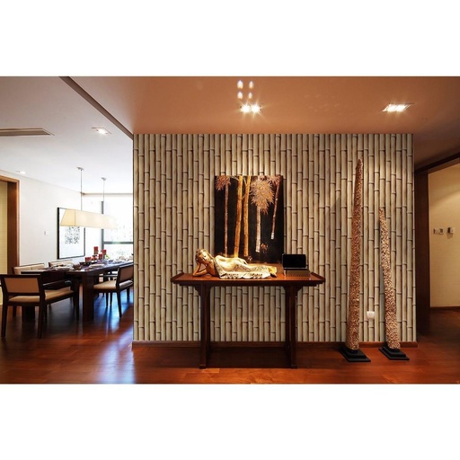 3D Light Brown Bamboo Sticks Pattern Wallpaper, Elegant? Solved!