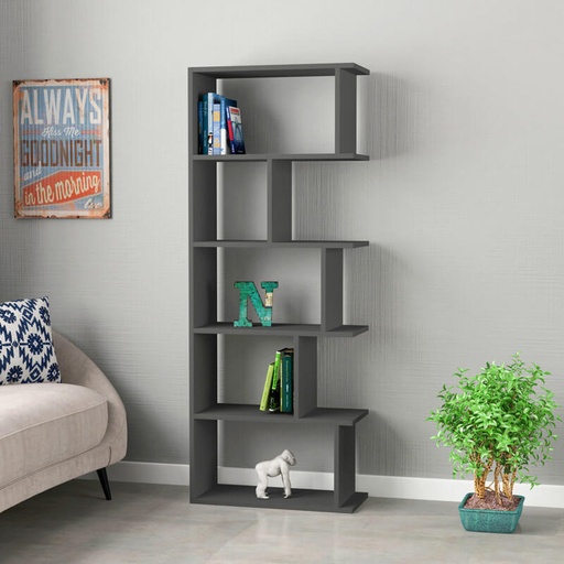 Karabuk Bookcase - Anthracite, Timeless? Solved!