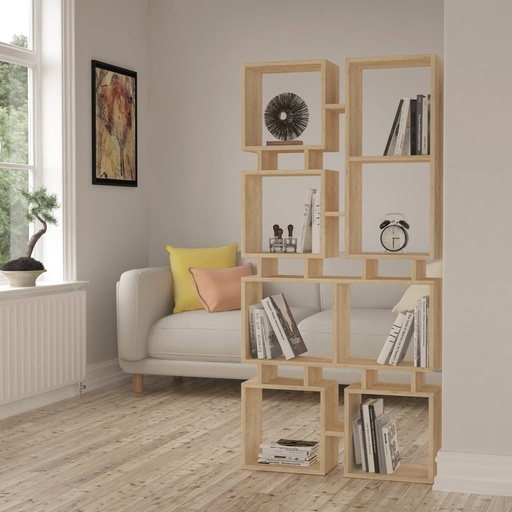 Uluborlu Bookcase No.1 - Oak, Modest space? Solved!