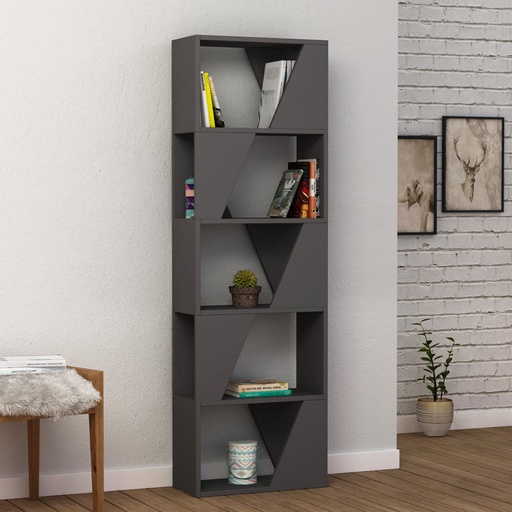 Kapaklı Bookcase - Anthracite, Aesthetic appeal? Solved!