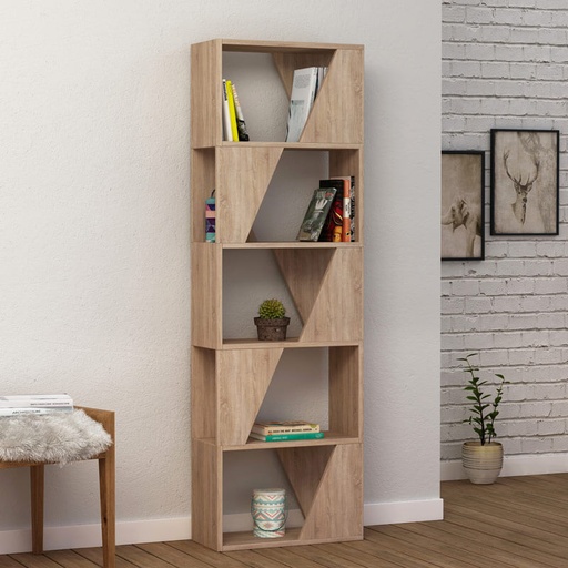 Kapaklı Bookcase - Oak, Modern? Solved!