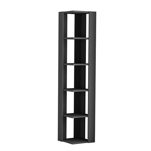 Sanlıurfa Corner Bookcase - Anthracite