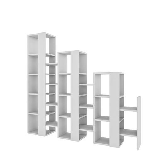 Afyonkarahisar Separator Bookcase - White