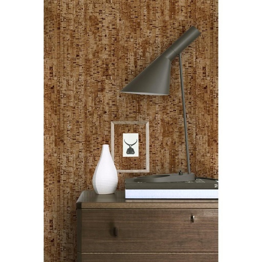 3D Dark Brown Color Pattern Wallpaper