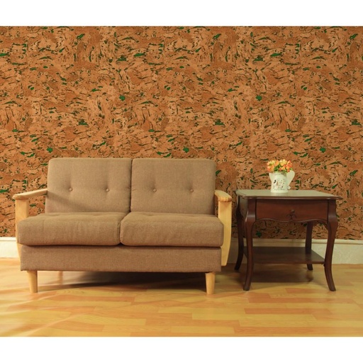 3D Wood Effect with Green Accents Pattern Wallpaper, Aesthetic? Solved by Idiya!