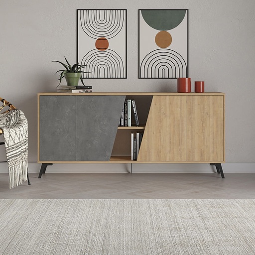 Patnos Console 180 - Oak - Retro Grey, High-quality? Solved!