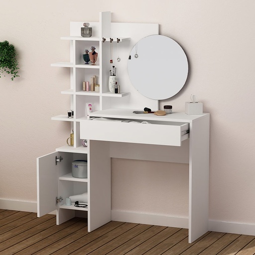 Kırıkkale Dressing Table - White - White, Timeless style? Solved!