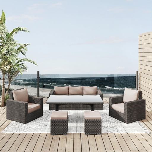 EALING Recliner Sofa, Outdoor Sofa,Outdoor Furniture, Nature Colour, Nature-lover? solved!