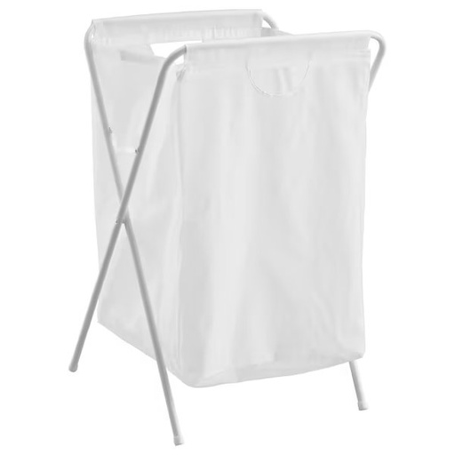 JALL Laundry Bag with Stand, White