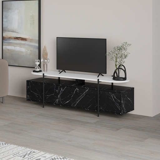 Hakkari Tv Stand - Bendir - White, Trendy? Solved!