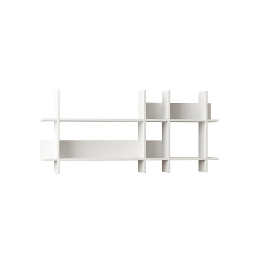 Isparta Bookcase - White - White