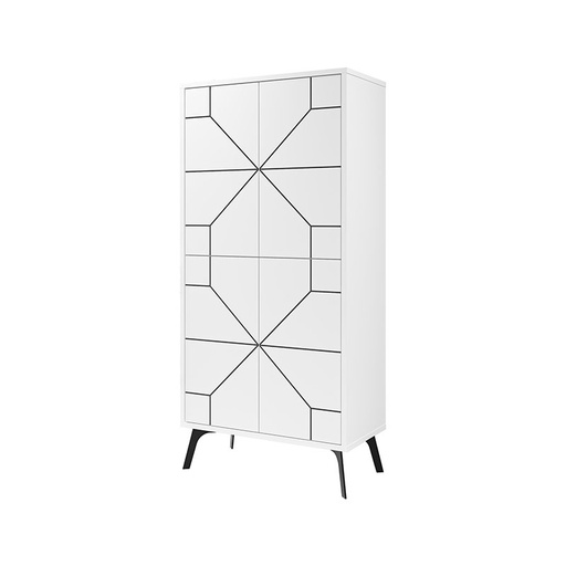 Fethiye Multipurpose Cabinet - White