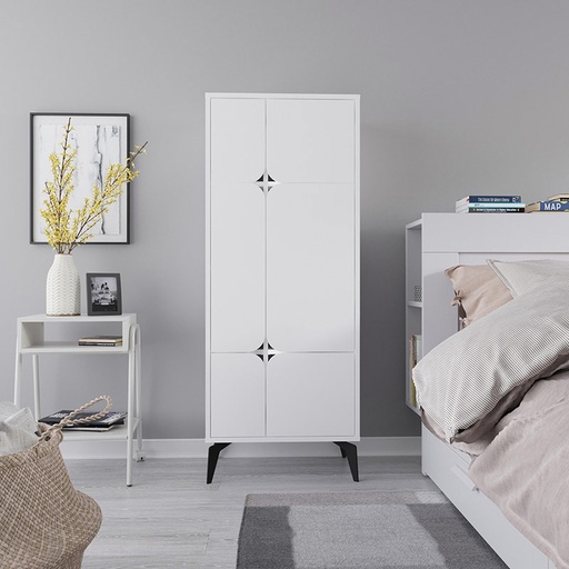 Yalova Multipurpose Cabinet - White, Ample storage? Solved!