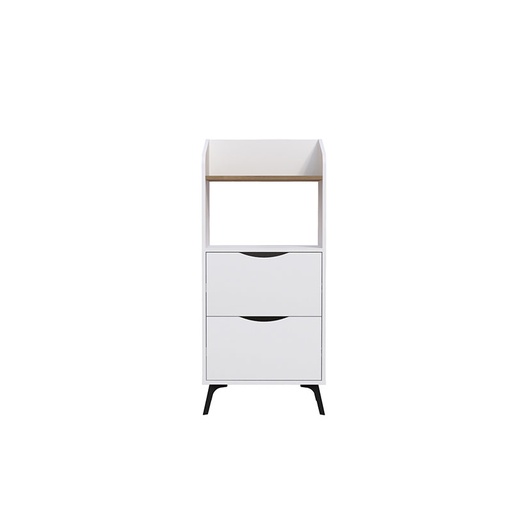 Aksaray Multipurpose Cabinet - White - Oak