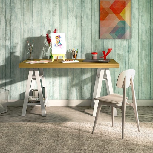  Sao Jose Desk - Elm/ White, Stylish? Solved!