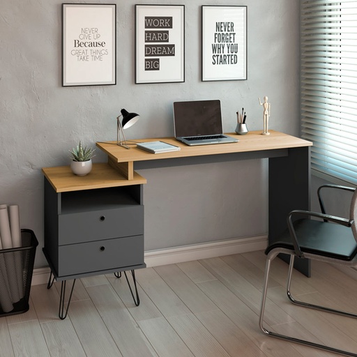  Arapiraca Desk - Elm/ Gray