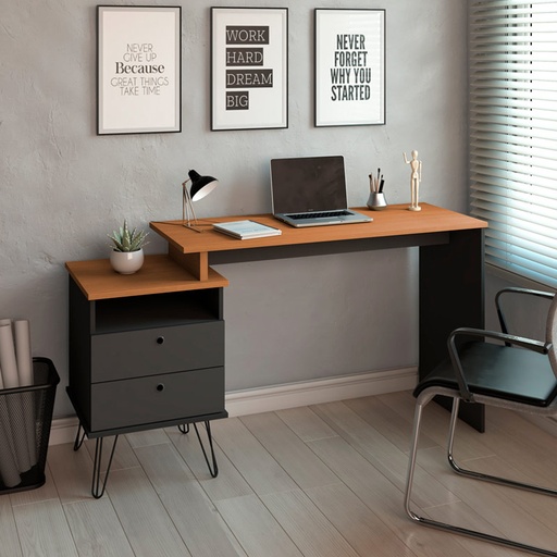  Arapiraca Desk - Freijo/ Black, OfficeHub? Solved!