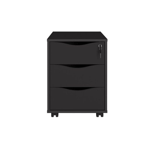  Marica Chest of 3 Drawers - Black