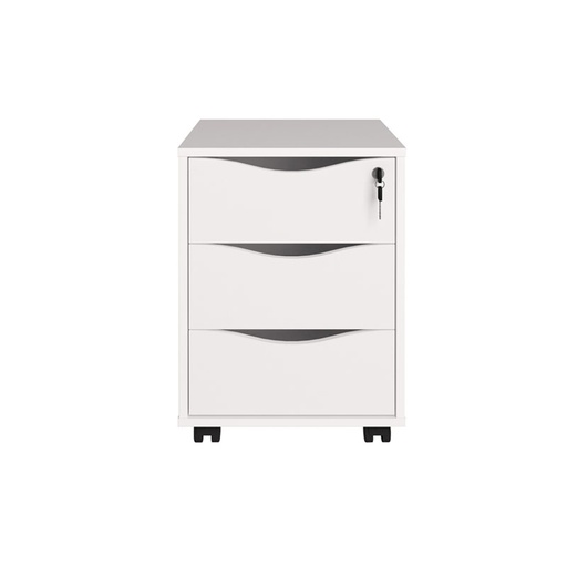  Marica Chest of 3 Drawers - White 