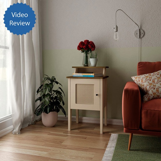 Salvador End Table - Pine/ Off White, Elegant? Solved!