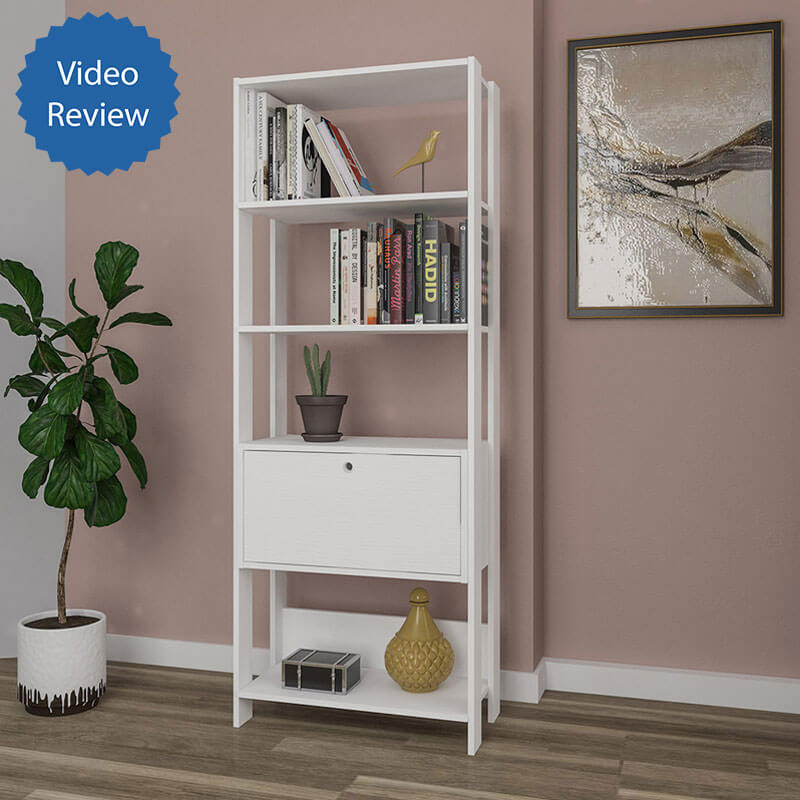 Paulista Bookcase - White, Wide area? Solved!